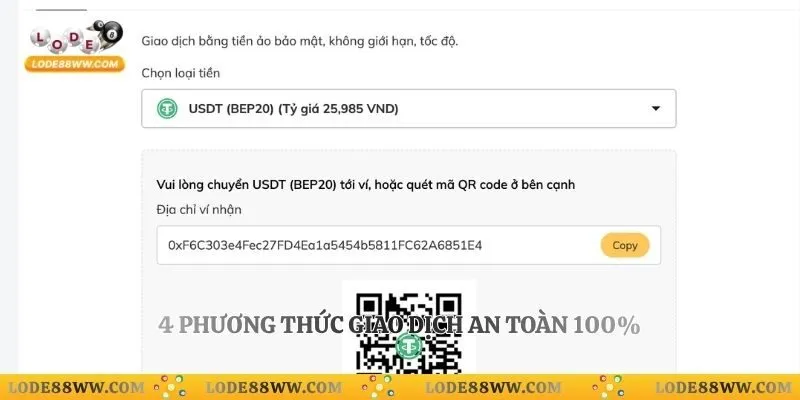 4 phương thức giao dịch an toàn 100%