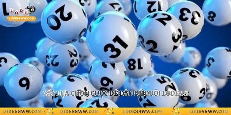 Các lựa chọn cược đề đầu đề đuôi Lode88