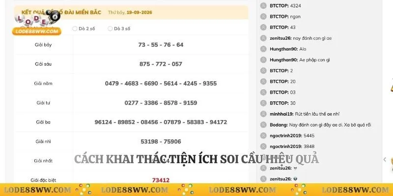 Cách khai thác tiện ích soi cầu hiệu quả