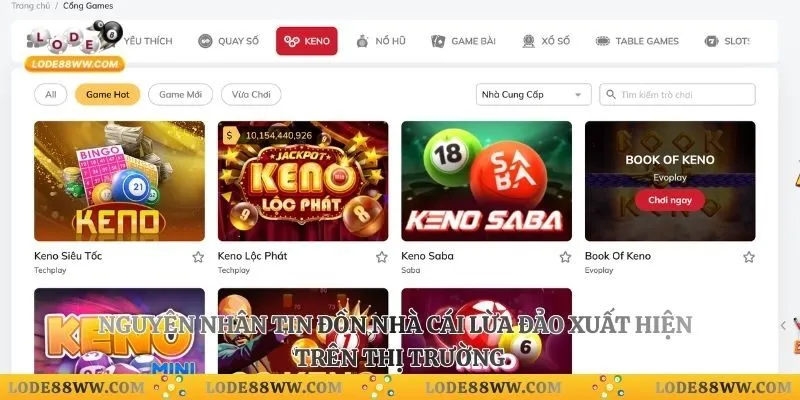 Nguyên nhân tin đồn nhà cái lừa đảo xuất hiện trên thị trường