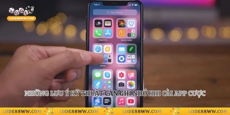 Tải App Lode88 4 Những lưu ý kỹ thuật cần ghi nhớ khi cài app cược