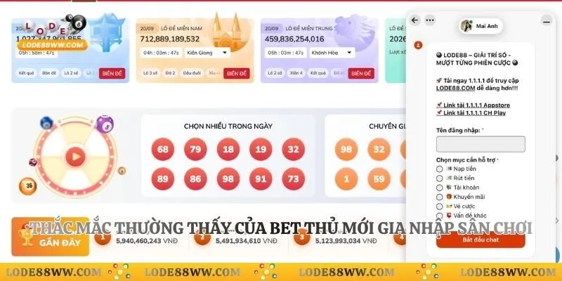 Lode88 17 Thắc mắc thường thấy của bet thủ mới gia nhập sân chơi