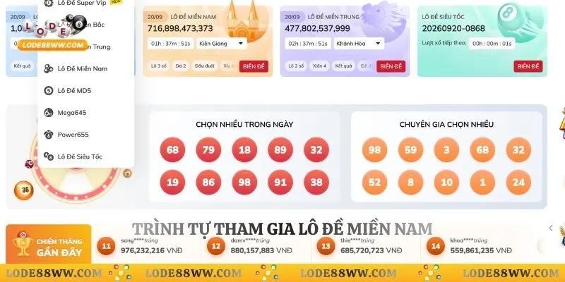 Lô Đề Miền Nam Lode88 - Tiện Ích Và Hướng Dẫn Đặt Cược 4 Trình tự tham gia lô đề Miền Nam